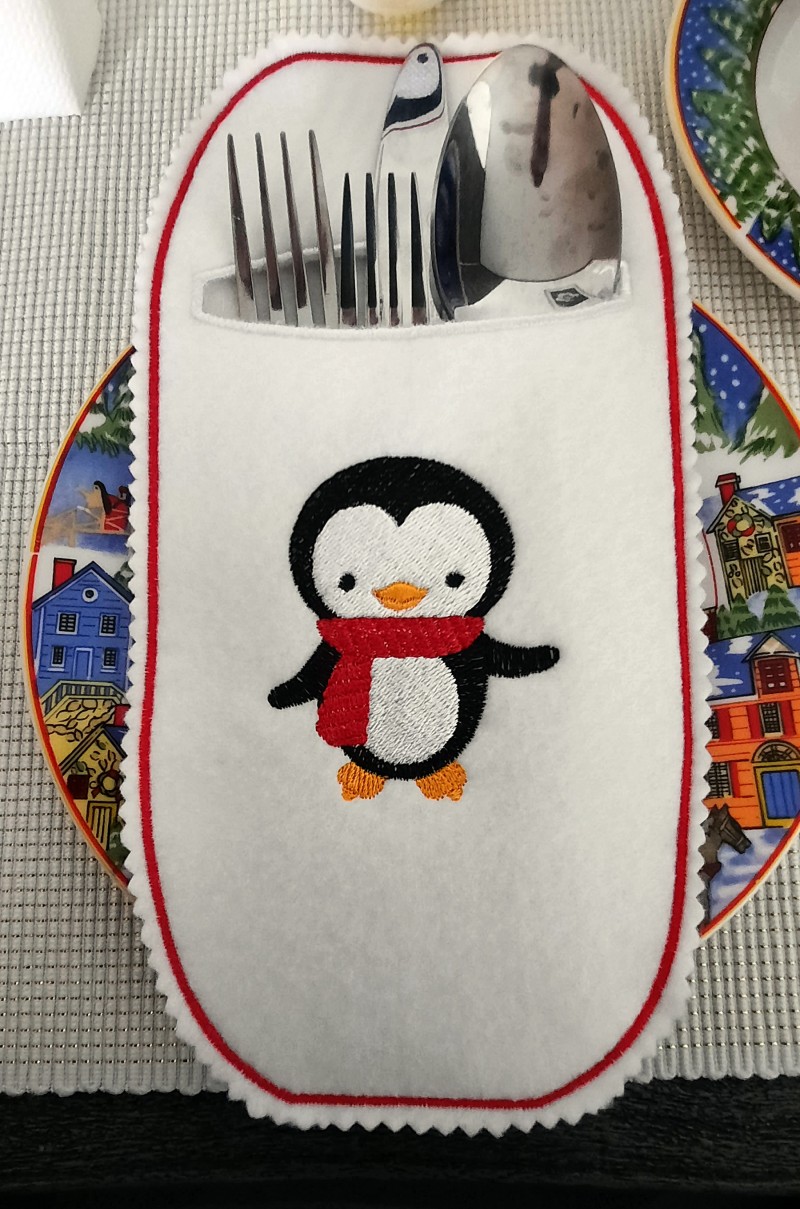 Bestecktasche "Pinguin"